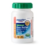 (3 pack) Equate Extra Strength Gas Relief Softgels Value Size, 125 mg, 150 Count