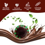 Chocolate Starlight Mints Individually Wrapped, 1 Pound | Mint Chocolate & Starlite Mints for Parties, Offices, Buffets | Rich Cocoa Hard Treats, Premium Candy Gift Bag Favors, Christmas Candy