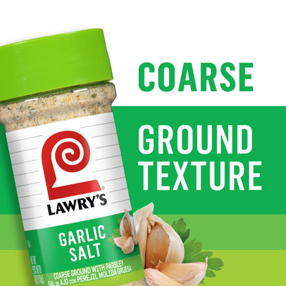 Lawry's Kosher Coarse Ground With Parsley Garlic Salt, 6.0 oz Bottle