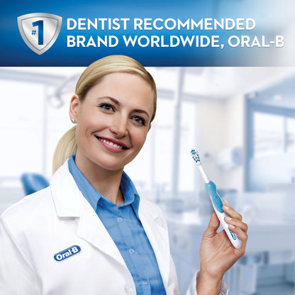 (2 pack) Oral-B Toothbrush Heads, Deep Clean Battery Powered Toothbrush Replacement Brush Heads, 2 Count