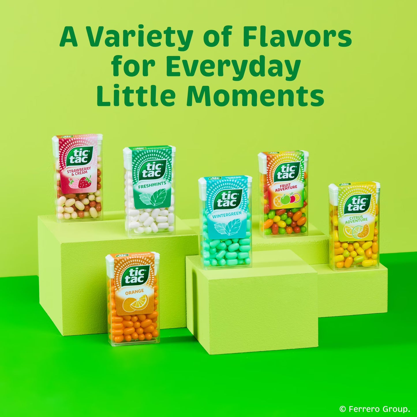 (2 pack) Tic Tac Wintergreen, On-the-Go Breath Mints, Pocket-Sized Mints, 100 pieces, 1.7 oz Single Pack