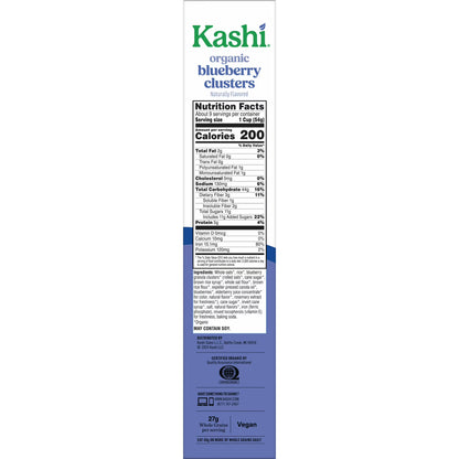 Kashi Blueberry Clusters Breakfast Cereal Box, 17.2 oz