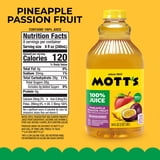 Mott's 100% Pineapple Passion Fruit Juice Blend, 64 fl oz, Bottle