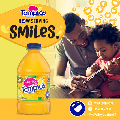 Tampico Citrus Punch Orange Tangerine Lemon Juice Drink 10 fl oz 15 Pack