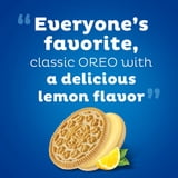 OREO Lemon Creme Sandwich Cookies, Family Size, 18.71 oz