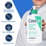 (2 pack) CeraVe Foaming Facial Cleanser for Normal to Oily Skin, 12 fl oz