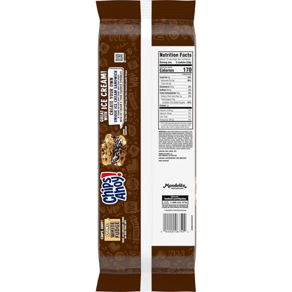 CHIPS AHOY! Crunchy White Fudge Chocolate Chunky Fudgy Chocolate Chip Cookies, Family Size, 18 oz