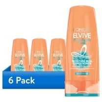 (6 pack) L'Oreal Paris Elvive Dream Lengths Curls Moisture Conditioner, Squeeze Bottle, 13.5 fl oz