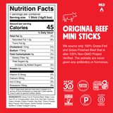 Chomps Chomplings Original Beef Mini Jerky Sticks (14 Count)