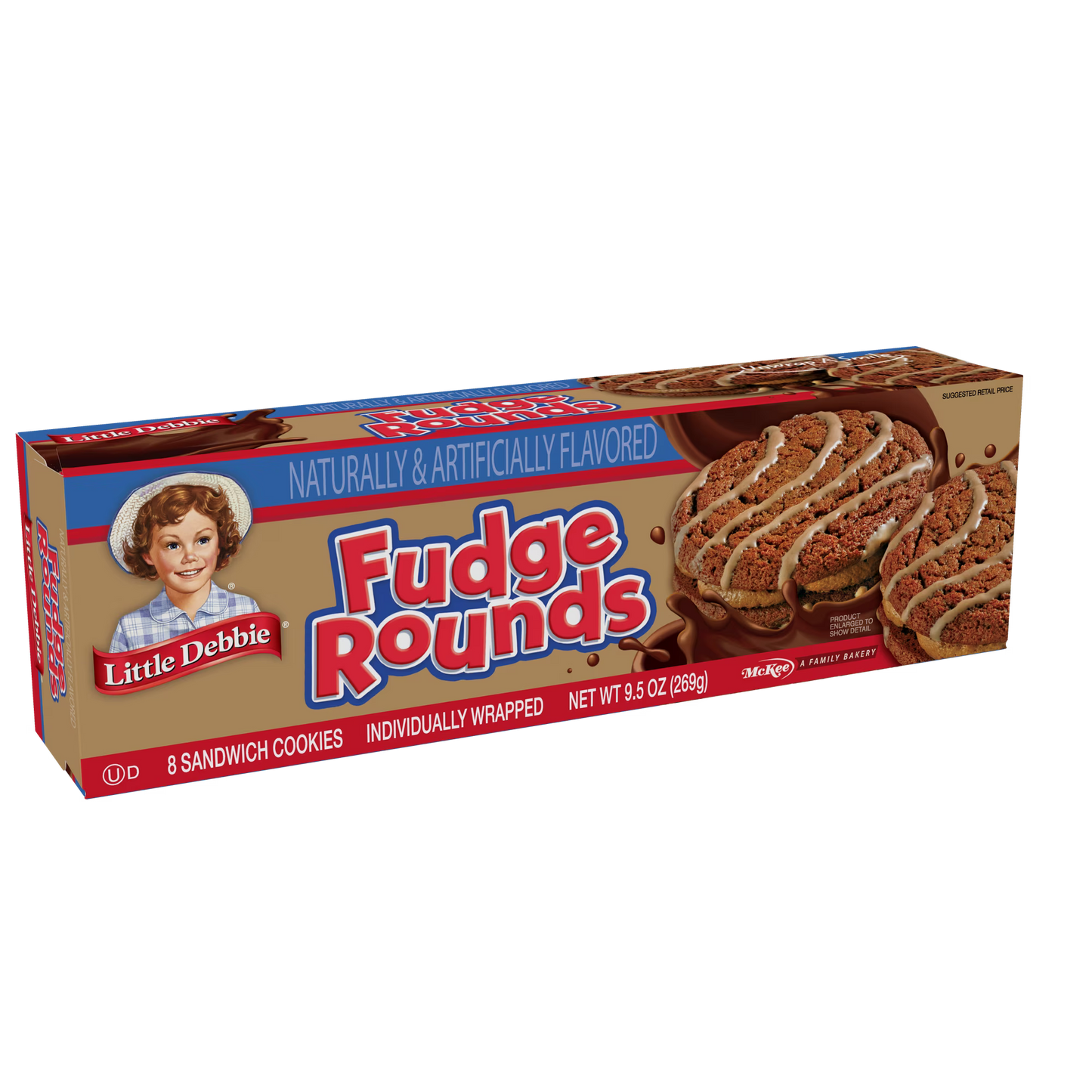 Little Debbie Snacks Fudge Rounds, 8ct