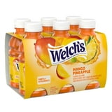 (3 pack) Welch's Mango Pineapple Juice Drink, 10 fl oz On-the-Go Bottle (Pack of 6)