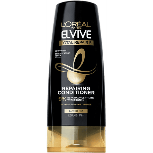 L'Oreal Paris Elvive Total Repair 5 Repairing Conditioner for Damaged Hair, Squeeze, 12.6 fl oz