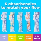 Tampax Pearl Tampons Multipack with LeakGuard Braid, Regular/Super/Super Plus, 47 Count