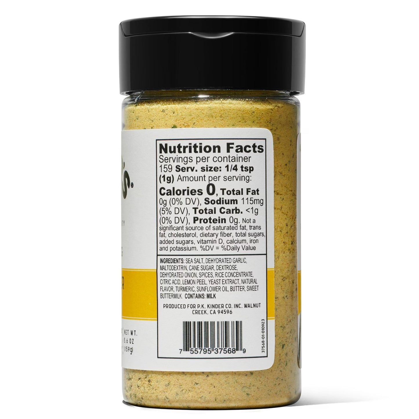Kinder's Lemon Butter Garlic Seasoning, 5.6 oz