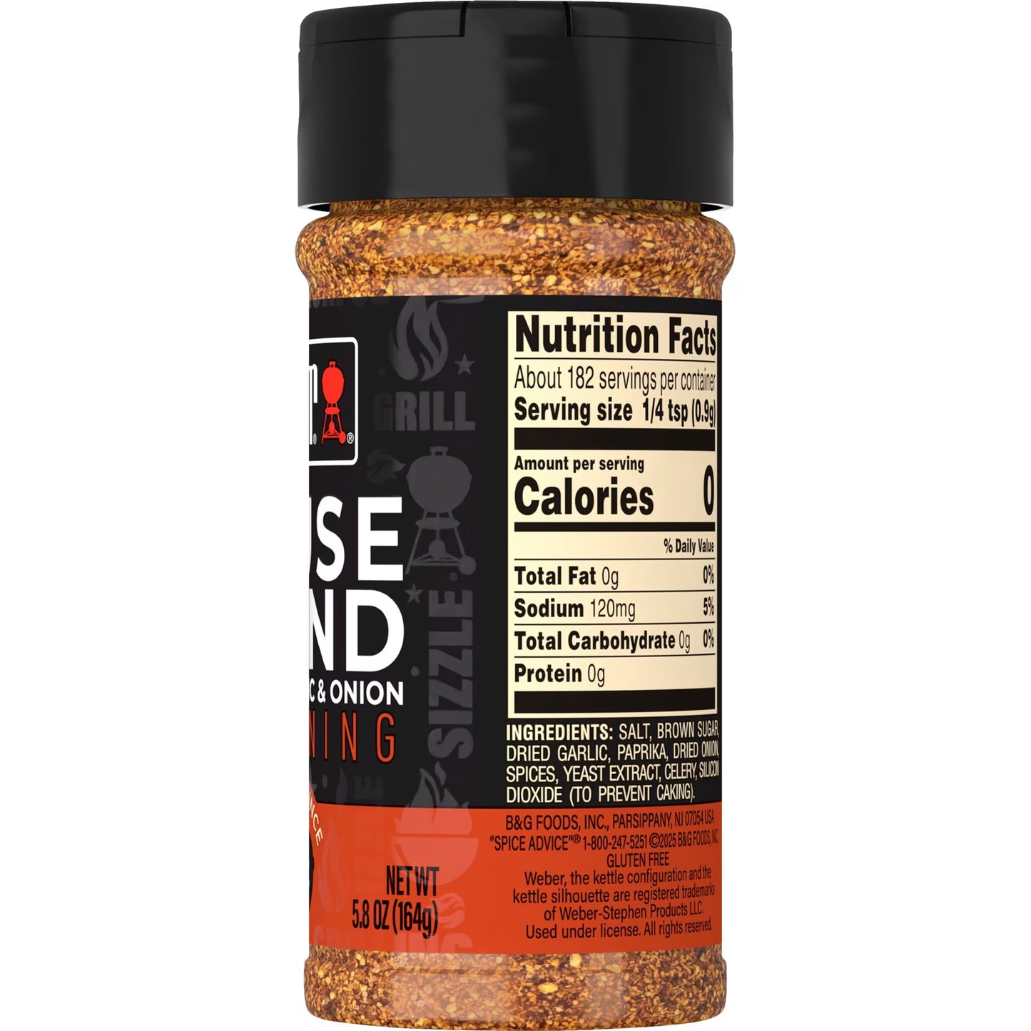 Weber House Blend Seasoning Blend, 5.8 oz Bottle