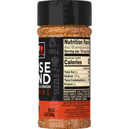 Weber House Blend Seasoning Blend, 5.8 oz Bottle