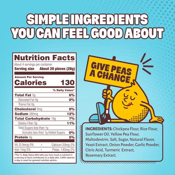 HIPPEAS Chickpea Puffs, Groovy White Cheddar, Gluten Free, Dairy Free, 4g Protein, 4 oz