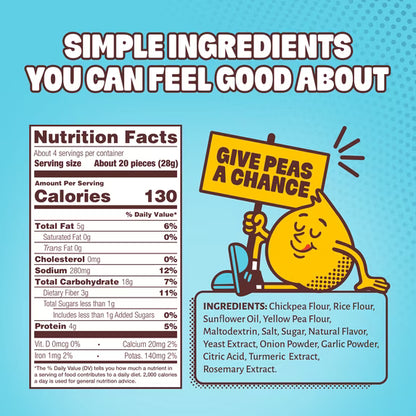 HIPPEAS Chickpea Puffs, Groovy White Cheddar, Gluten Free, Dairy Free, 4g Protein, 4 oz