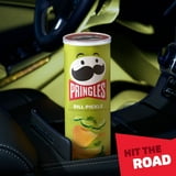 Pringles Dill Pickle Potato Crisps Chips, Lunch Snacks, 5.5 oz Canister