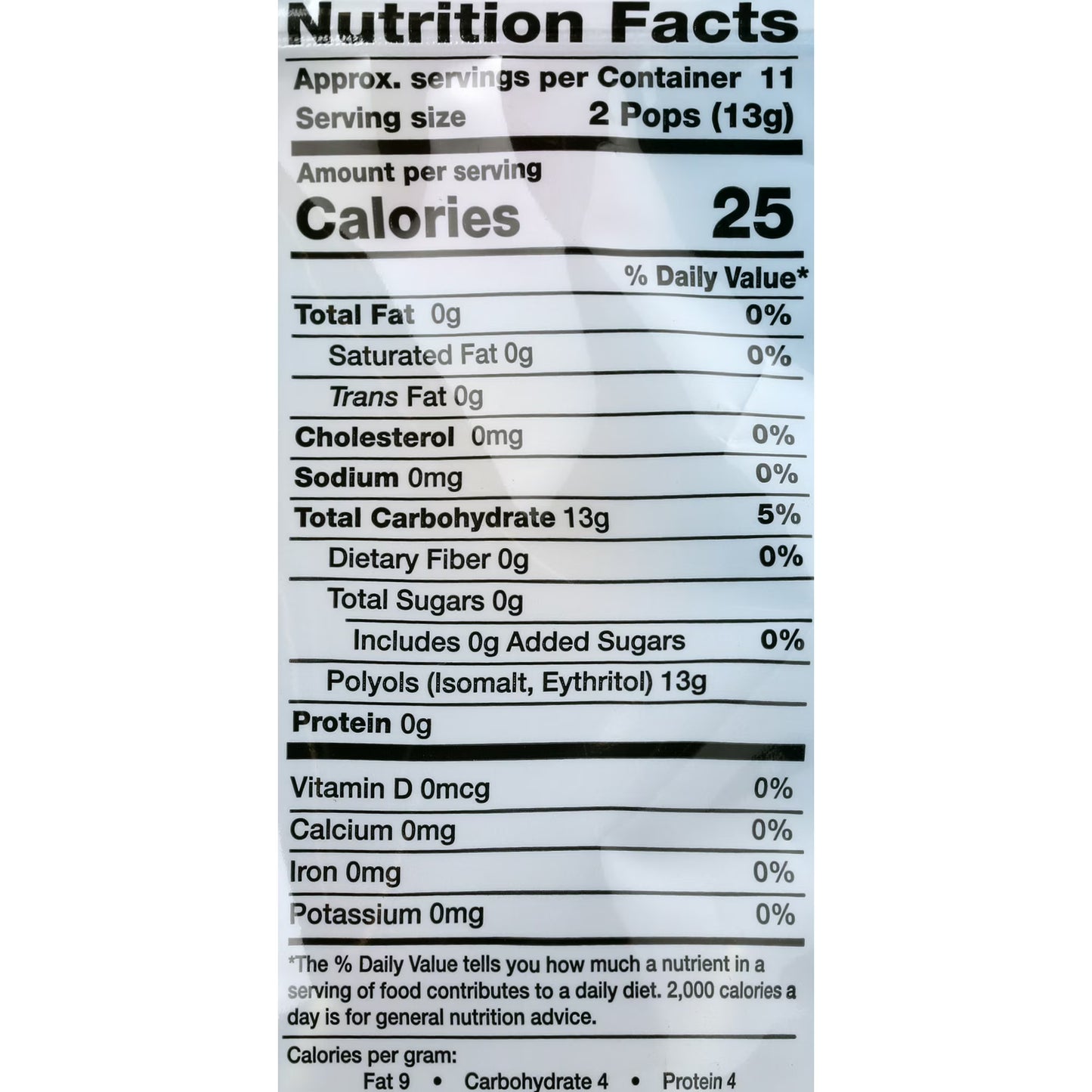 ZOLLIPOPS Lollipops, Sugar Free Candy, Allergen Free with Natural Fruit Flavor, Keto, Vegan 5.2 oz