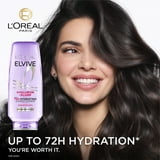 L'Oreal Paris Elvive Hyaluron Plump Hydrating Hair Conditioner, Moisturizing, Squeeze, 13.5 fl oz