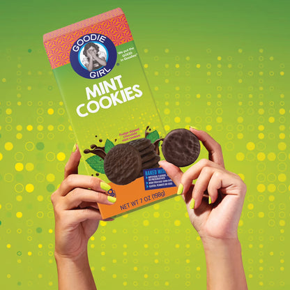 Goodie Girl Mint Cookies - Gluten-Free, Peanut-Free, No High Fructose Corn Syrup, 7 oz