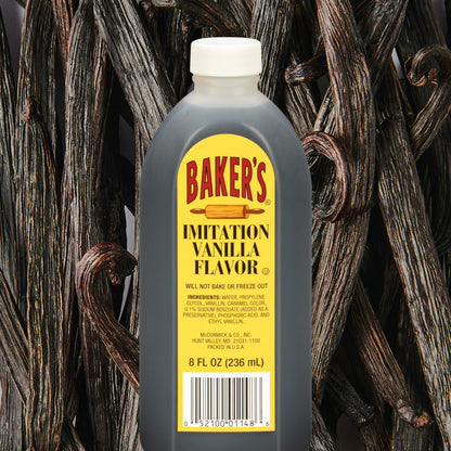 Baker's Kosher Imitation Vanilla Flavor, 8.0 fl oz Bottle