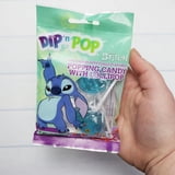 Stitch Lollipops with Strawberry Popping Candy, Individually Wrapped, Birthday Party Favors, 1.13 Ounces Each, Pack of 3
