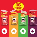 Pringles Potato Crisps Chips, Lunch Snacks, Variety Pack, 22oz Pack (16 Cans)