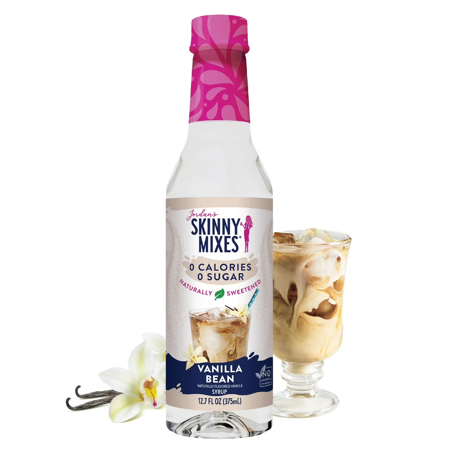 Jordan's Skinny Mixes Naturally Sweetened Vanilla Bean Syrup, 375 mL
