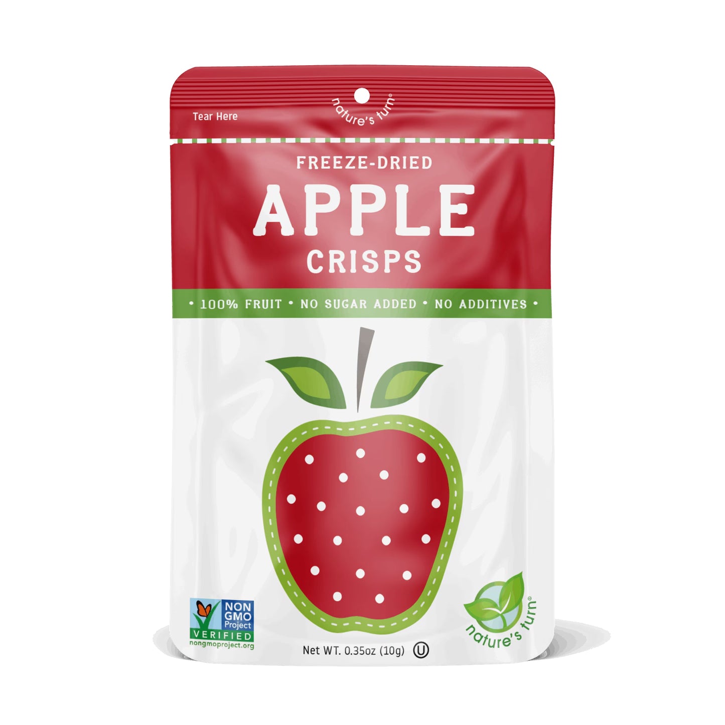 Nature’s Turn Freeze-Dried Fruit Crisps Variety Pack, No Added Sugar, Healthy Natural Fruit Crisp Snack for School Lunches, Lunchbox Snack Variety Bags of 30 (0.35 oz Each)