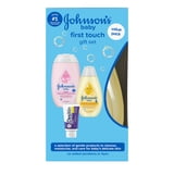 Johnson's Baby First Touch Gift Set, Baby Bath & Skin Products, 3 Items