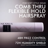Nexxus Styling Spray Comb Thru Flexible Hold Hairspray Finish Powered by Styleprotect Technology, 10 oz