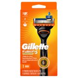 Gillette Fusion5 Power Men's Razor Handle, Orange, 1 Blade Refill