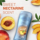 Secret Fresh Antiperspirant Deodorant Invisible Solid for Women, Nectarine, 2.6 oz
