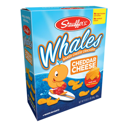 Stauffer's Whales Baked Cheddar Cheese Crackers , 16 Oz