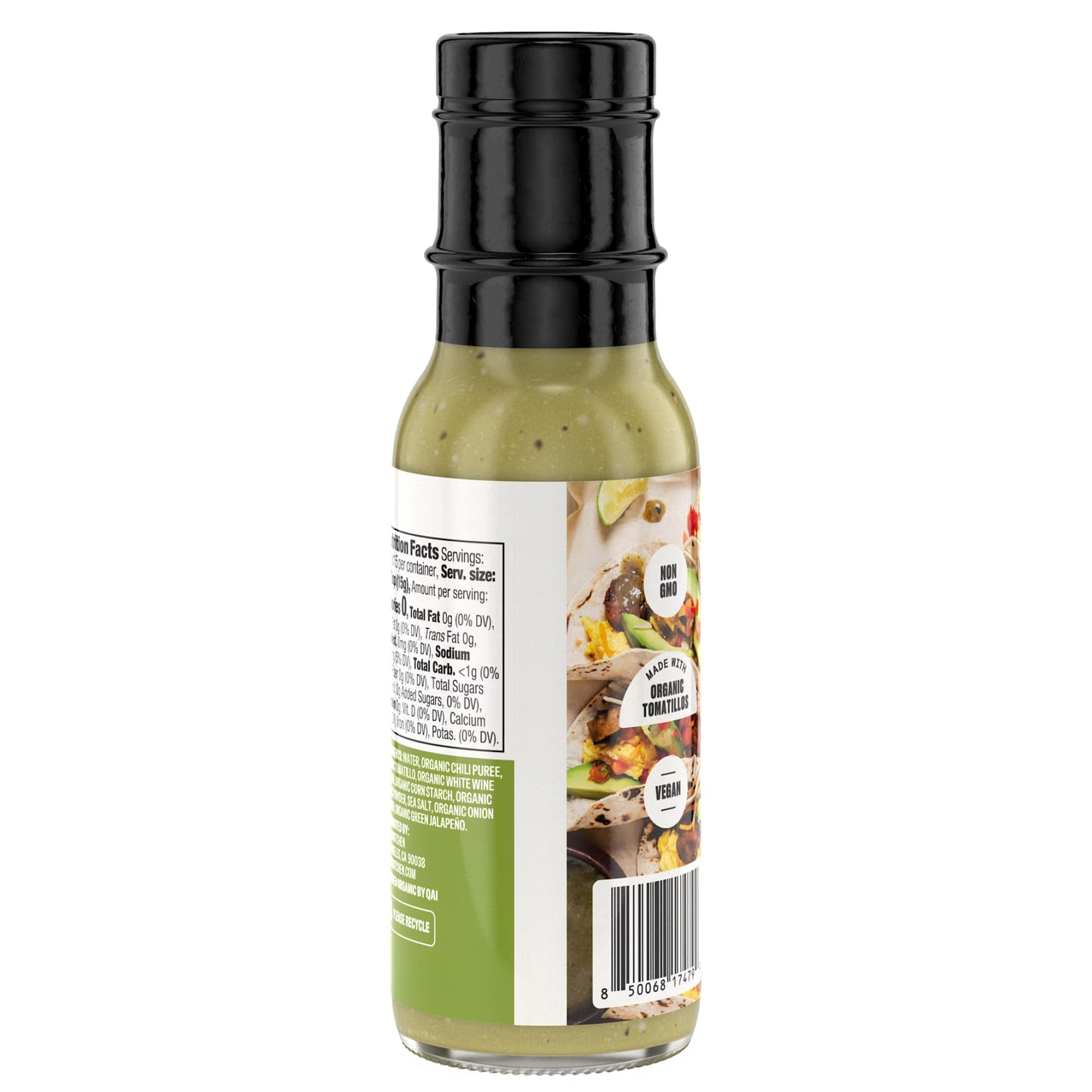 Smash Kitchen Organic Mild Green Taco Sauce, 8 oz