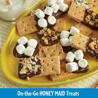 HONEY MAID Fresh Stacks Graham Crackers, Travel Snacks, 12.2 oz (6 Multi Snack Packs)