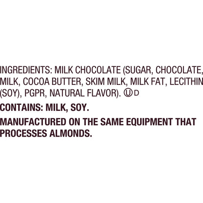 Hershey's Milk Chocolate Snack Size Candy, Party Pack 32.85 oz