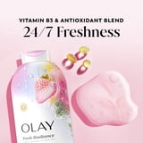 Olay Fresh Radiance Body Wash with Essence of Strawberry and Mint, 22 fl oz