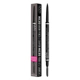 NYX Professional Makeup Micro Precise Vegan Eyebrow Pencil, Grey, 0.003 oz