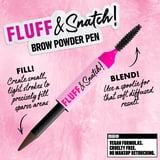 NYX Professional Makeup Fluff & Snatch Eyebrow Pencil, Eyebrow Powder Pen, Espresso, 0.04 oz