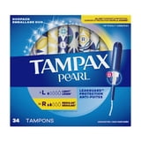 (3 pack) Tampax Pearl Tampons Multipack with LeakGuard Braid, Light/Regular, 34 Count