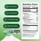 BetterBody Foods Organic Monk Fruit Sweetener Blend, Sugar Substitute, 1 lb