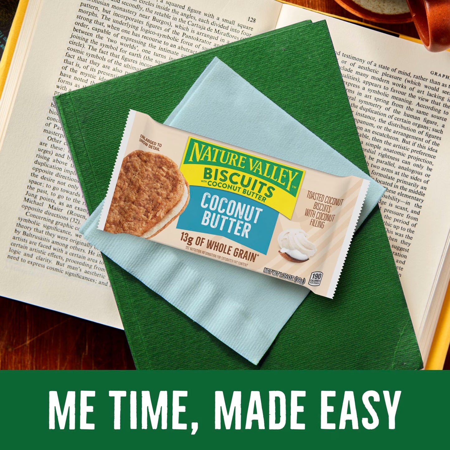 Nature Valley Biscuit Sandwiches, Coconut Butter, Snack Bars, 10 Bars, 13.5 oz