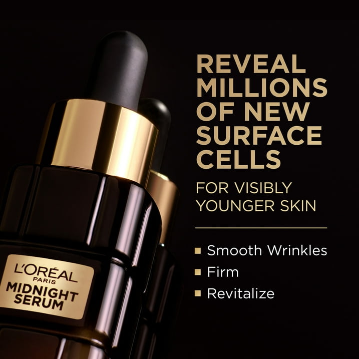 L'Oreal Paris Age Perfect Cell Renewal Duo Pack, Anti-Aging, Anti-Wrinkle Night Moisturizer & Serum with Antioxidant Recovery Complex and Vitamin E, 1.7 oz, 0.5 fl. oz.