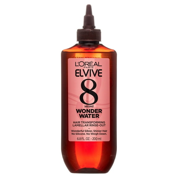 L'Oreal Paris Elvive Wonder Water Lamellar Rinse-out Treatment, for Damaged Hair, 6.8 fl oz, Light Weight
