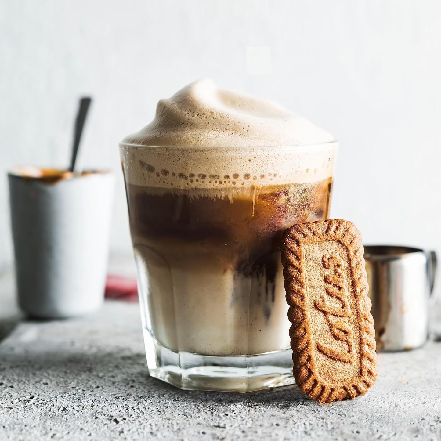 Belgian Shortbread Biscoff Cookies | Individually Wrapped Caramelized Cinnamon Crunch Treat | Snack for Coffee Tea Ice Cream Office Holiday Gift Party Favor 32 Pack (Each Pack 2 Cookies) 64 Total