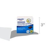 (3 pack) Equate Regular Strength Chocolate Laxative, 24 Pieces