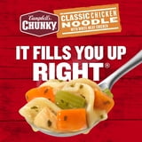 (4 pack) Campbell's Chunky Classic Chicken Noodle Soup, 18.6 oz Can